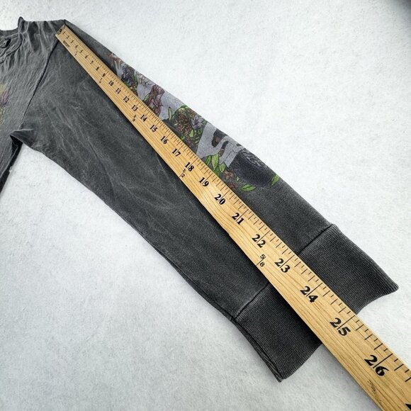 Stussy Hellshire Long Sleeve Tee Men’s XL Gray Dyed Factory Faded Streetwear - Picture 12 of 13